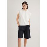 Kapüşonlu Kolsuz Ekru Sweatshirt 1S10311-70057