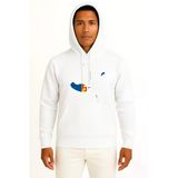 Kapüşonlu Madeira Adası Madeira Bayrağı Portekiz Göğüs Baskılı Unisex Sweatshirt