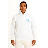 Kapüşonlu Nargile Ve Meyveler Cep Tasarımlı Unisex Sweatshirt