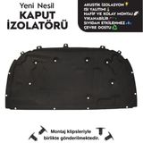 Kaput İzolatör Keçesi, Isı ve Ses Yalıtım Kaput Halı Kaplaması (Opel Astra H Motor Kaput Izolatörü (2004-2012 Arası))