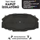 Kaput İzolatör Keçesi, Isı ve Ses Yalıtım Kaput Halı Kaplaması (Renault Clio 2 Hatchback Kaput İzolatörü (2002 - 2006 Arası))