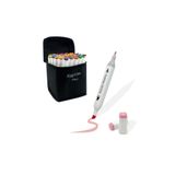 Kapvoe 36’lı Çift Uçlu Touch Marker Art Tasarım Kurecolor Twin Marker Kalem Seti Taşınabilir Çanta