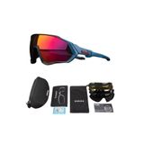 KAPVOE Breezy Değişebilir 5 Lens Mtb Polarize Bisiklet Spor Dağ Kayak Gözlüğü