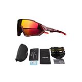 KAPVOE Hailstones Değişebilir 5 Lens Mtb Polarize Bisiklet Spor Dağ Kayak Gözlüğü