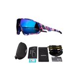 KAPVOE Rainbow Değişebilir 5 Lens Mtb Polarize Bisiklet Spor Dağ Kayak Gözlüğü