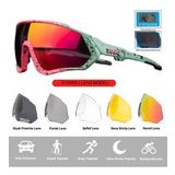 Kapvoe Storm Değişebilir 5 Lens Mtb Polarize Bisiklet Spor Dağ Kayak Gözlüğü