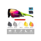 Kapvoe Wind Değişebilir 5 Lens Mtb Polarize Bisiklet Spor Dağ Kayak Gözlüğü