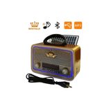 kar-bul Yeni Nostalji Görünümlü Solar Müzik Çalar Blututlu Usb Girişli Müzik Kutusu Rt 301 Solar/sd/aux/fm
