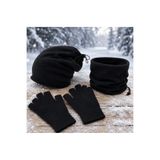 KAR-KIŞ ACCESSORIES 3’LÜ KIŞLIK SET 2 ADET BERE OLABİLEN BOYUNLUK+ 1 ÇİFT PARMAKSIZ ELDİVEN