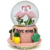Kar Küresi Flamingo Dönence