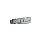 Kar-Pa %100 Hakiki Deri Gri Dikişli Klasik Pantolon Kemeri, 3.5 Cm