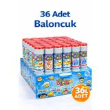 KAR TANESİ 36 Adet Baloncuk Tüpü Bubble Oyuncak – Okulda Dağıtmalık Doğum Günü ve Karne Günü Hediyelik