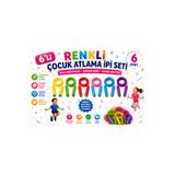 KAR TANESİ 6’li Renkli Çocuk Atlama İpi Seti – Okul Dağıtmalık Doğum Günü Hediyeliği