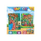 KAR TANESİ Anaokulu İlkokul İçin 12 ADET Büyük Boy Yapboz 28x38 Karne ve Doğum Günü Hediyesi