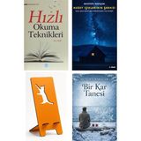 Kar Yayınları Hızlı Okuma Teknikleri - Murat Baykızı + Kuzey Işıklarının Şarkısı + Telefon Tutucu + Bir Kar Tanesi