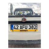 KARA AUTO Ferrari Pleksi Plakalık 2 Adet 1 Çift