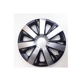 KARA AUTO Ford Fiesta 14"inç Kırılmaz 4 Adet 1 Takım Siyah Gri Jant Kapağı