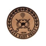 Kara Harp Okulu Deri Peç - Arma - Leather Patch