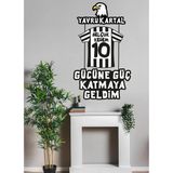 Kara Kartal Beşiktaş Temalı İsme Özel Bebek Odası Bebek Kapı Süsü