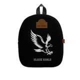 Kara Kartallar İçin Nakışlı Çocuk & Bebek Çantası – Yumuşacık Peluş Kumaş, 0-8 Yaş, Unisex, Okul Öncesi ve Kreş İçin Uygun