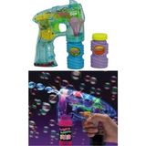 Kara Toys Köpük Baloncuk Tabancası Sesli Işıklı Balon Yapan Oyuncak Tabanca - Mavi