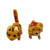 Kara Toys Pilli Yürüyen Kedi + Köpek 2'li