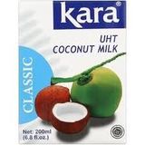 Kara UHT Hindistan Cevizi Kreması 200 ml | Coconut Cream | Asya Mutfağı, Köri, Sos, Tatlı ve İçecekler İçin