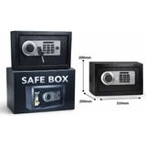Karaağaç Elektronik Safebox Şifreli ve Parmak Izli Kasa 20-31-20 cm