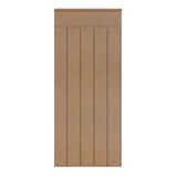 Karaağaç Mimarlık Dekoratif Duvar Paneli, 4mm Ham Mdf, Boyanabilir Duvar Çıtası (45CMX103CM)