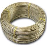 Karaaliler Çelik Pvc Kaplı Izoleli Çelik Halat Çamaşır Ipi 3 mm Dayanıklı Bahçe, Sera ve Kamp Kullanımı Için - 50 Metre
