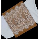 Karaaslan Mutkin Sakallı, Kirpikli Dantel, 45 cm - 3 Metredir, Gelinlik, Abiye, Iç Giyim, Dikiş Aksesuar - Beyaz