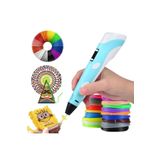 KARAASLAN Üç Boyutlu Yazıcı 3d Kalem Pen Printer Adaptörlü