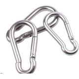 Karabina 8 mm Gri Galvanizli Karabina 5'li Paket Tırmanış İçin Dayanıklı Malzeme