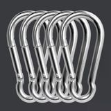 Karabina Metal Bağlantı Elemanı, 6x60 mm, 5 Adet