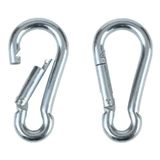 Karabina Yaylı M6 mm Galvaniz Kaplama Krom Kaplama Emniyet Güvenlik Ekipmanı 5 Adet
