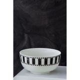 Karaca 14 cm Damalı Noodle Porselen Kase