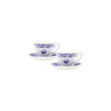 Karaca 220 ml Blue Odyssey 2 Kişilik Çay Fincanı Takımı