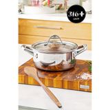 Karaca 3ply Powersteel 316 Çelik Indüksiyon Tabanlı Petekli Tencere 20 Cm 2,6 Lt