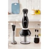 Karaca 50 Hz / 60 Hz Profoodmix 3'lü Blender Set Siyah 1000W 153.09.01.0995-1 1000 ml 800 - 1200 Watt Plas