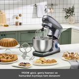 Karaca 5,5 Lt Multichef Kıyma Makinesi & Hamur Yoğurma /Sucuk-Sosis/İçli Köfte Aparatlı 1900W