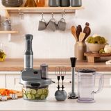Karaca 8 in 1 Mastermaid Prosteel Galaxy Grey Mutfak Robotu