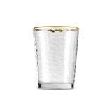 Karaca Akroma Transparent 435 ml Gold Su Bardağı