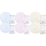 Karaca Always 12 Parça 6 Kişilik Çay Seti 130 ml - 1 Adet - Renkli