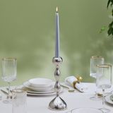 Karaca Arlen Silver 23 cm Tekli Şamdan