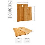 Karaca Bamboo 2'li Bambu Kesme Tahtası 30/35 Cm 051KSERI