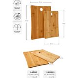 Karaca Bamboo 2'li Bambu Kesme Tahtası 30/35 Cm