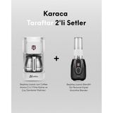 Karaca Beşiktaş Taraftar Seti - Filtre Kahve Makinesi - Smoohtie Blender - Siyah