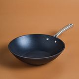 Karaca BioDiamond Pro Granit Kaplamalı İndüksiyon Tabanlı Wok Tava 28 cm 2,8 lt Siyah Renk