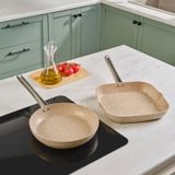 Karaca Biogranit Nare Kahverengi Tava Grill Set