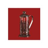 Karaca Black Flower 350 ml Coffee Bean French Press